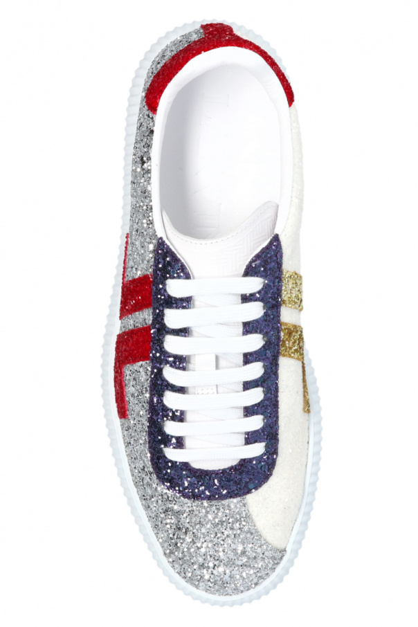 lanvin glitter sneakers